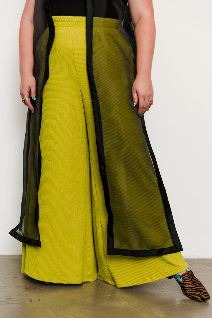 Muse Pants in “Chartreuse”