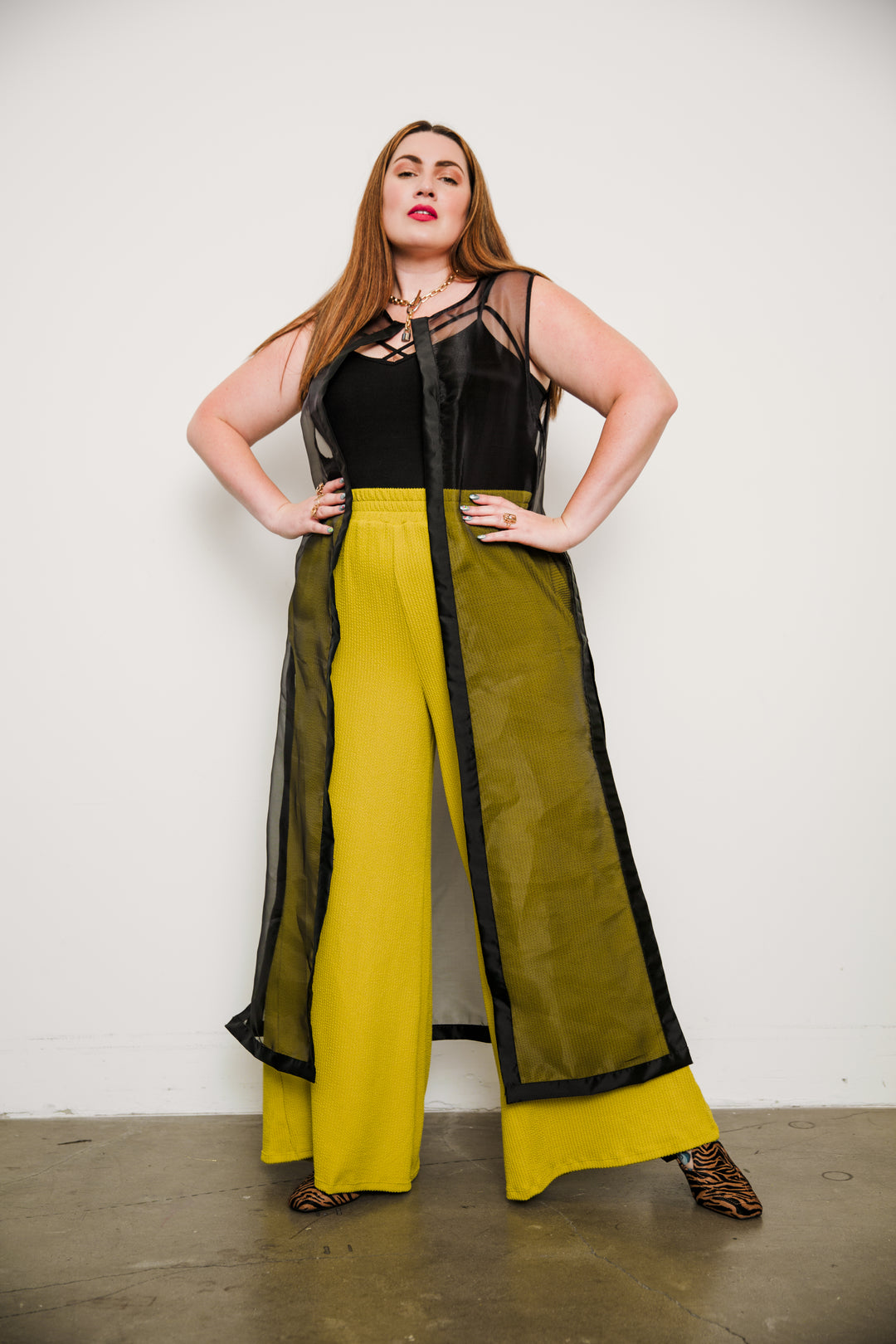 Muse Pants in “Chartreuse”