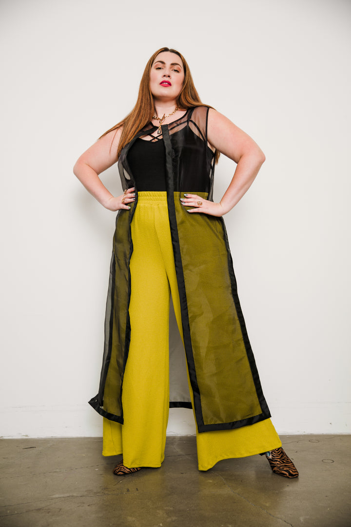 Muse Pants in “Chartreuse”