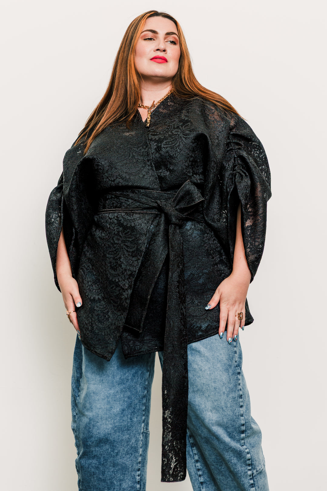 Theater Jacket in “Black Lace"