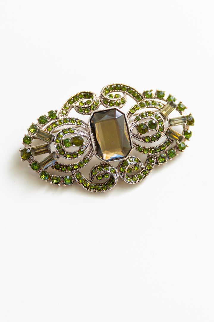 Marquee Brooch (Green)