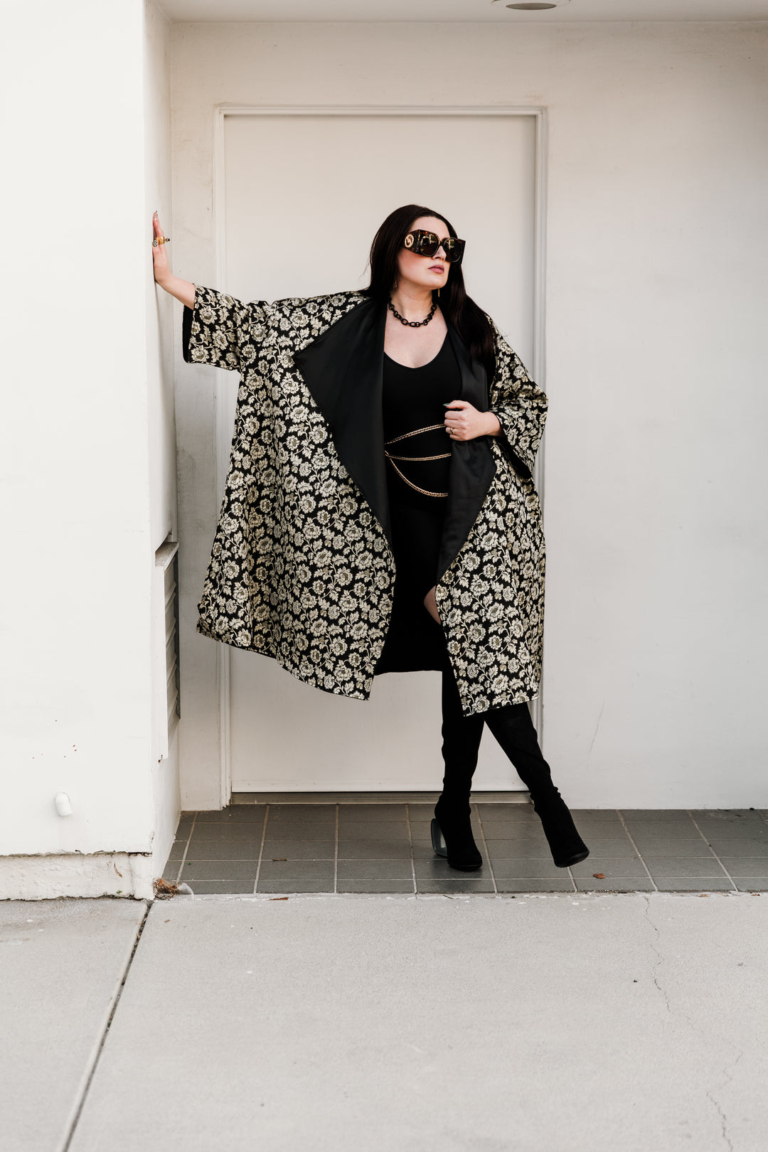 Reversible Opera Coat in "Vanessa"