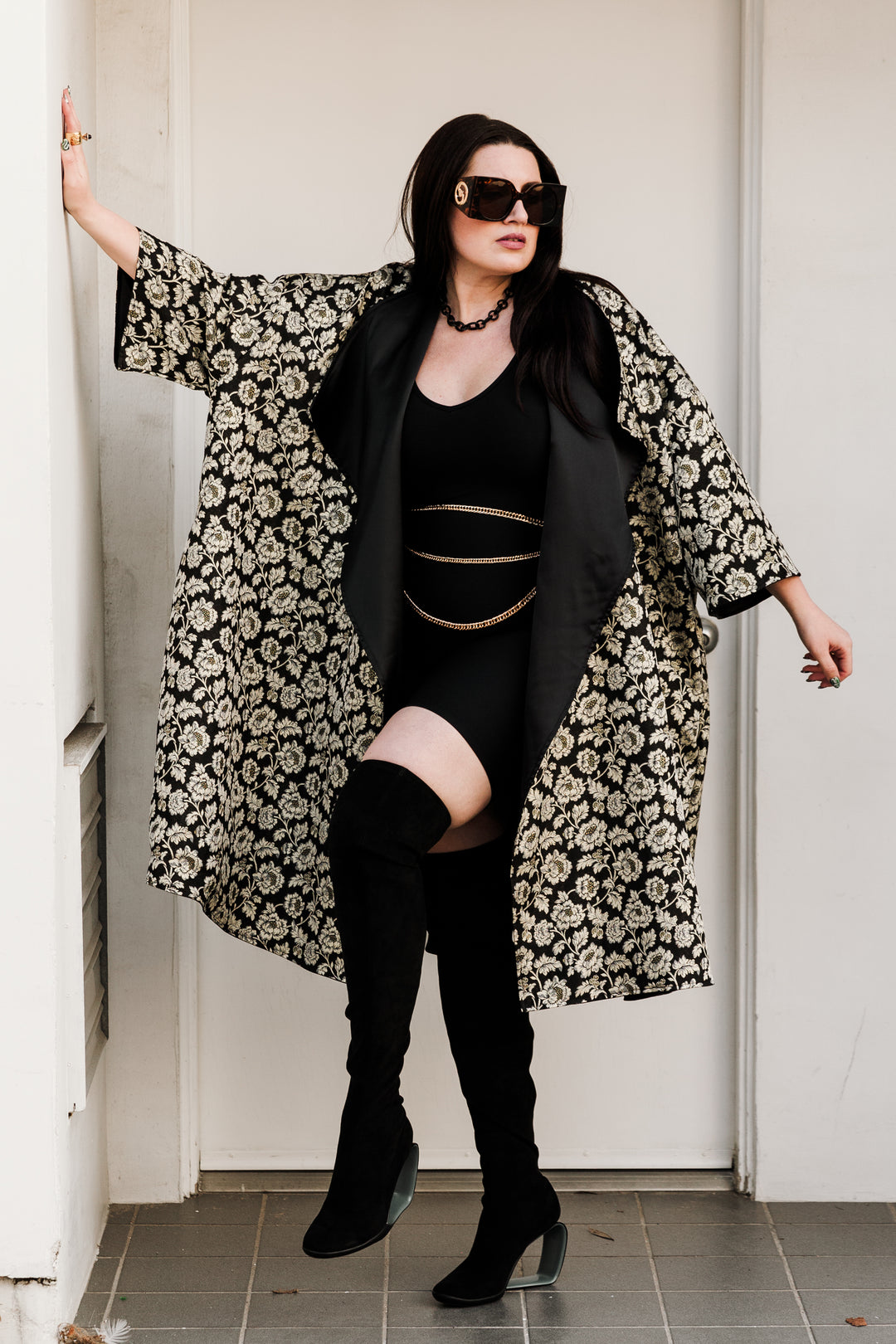 Reversible Opera Coat in "Vanessa"