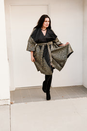 Reversible Opera Coat in "Leopard"