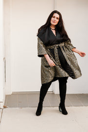 Reversible Opera Coat in "Leopard"