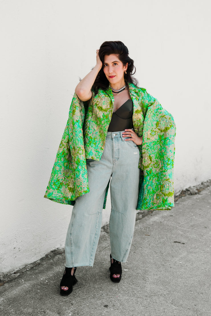 Jacquard Jape in "Flight" (Green)