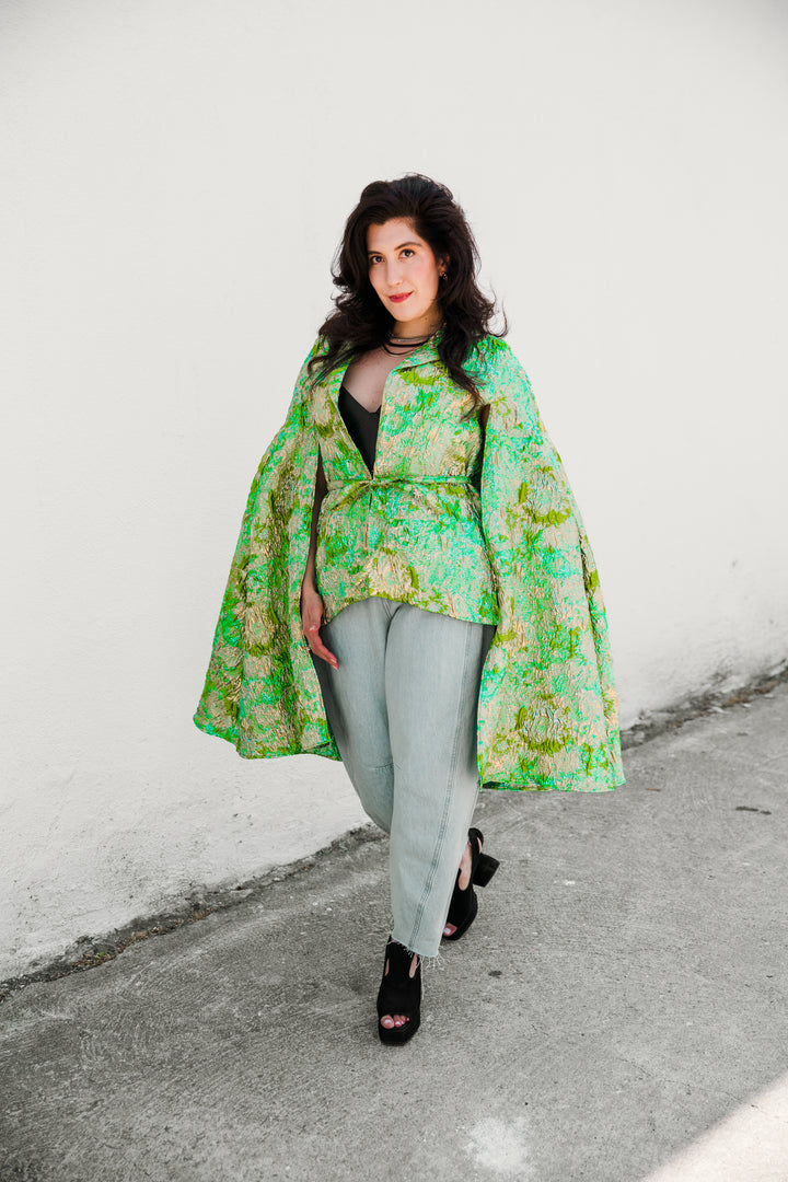 Jacquard Jape in "Flight" (Green)