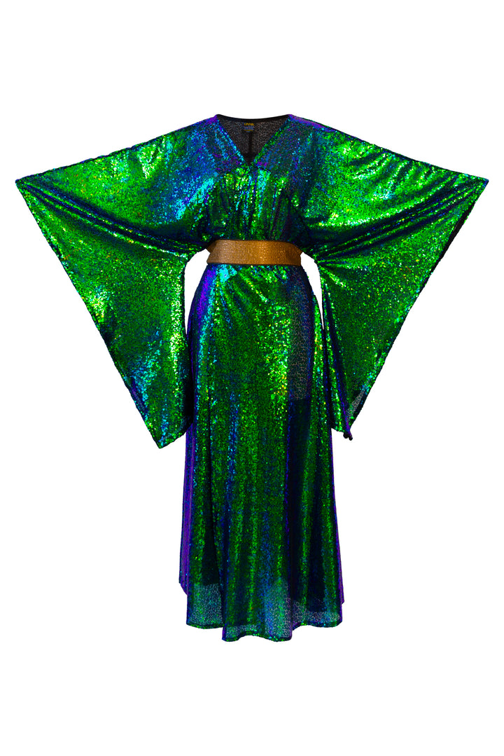Runway Bohémienne Kimono Robe in "Elphaba”