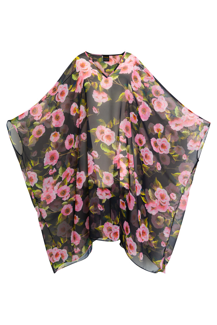 Kaftan in "Peony on the Balcony" (Midi)
