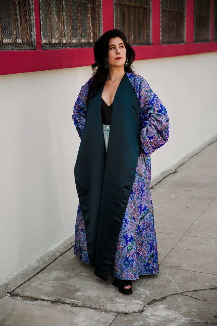 Parisian Coat in "Flight" (Purple)