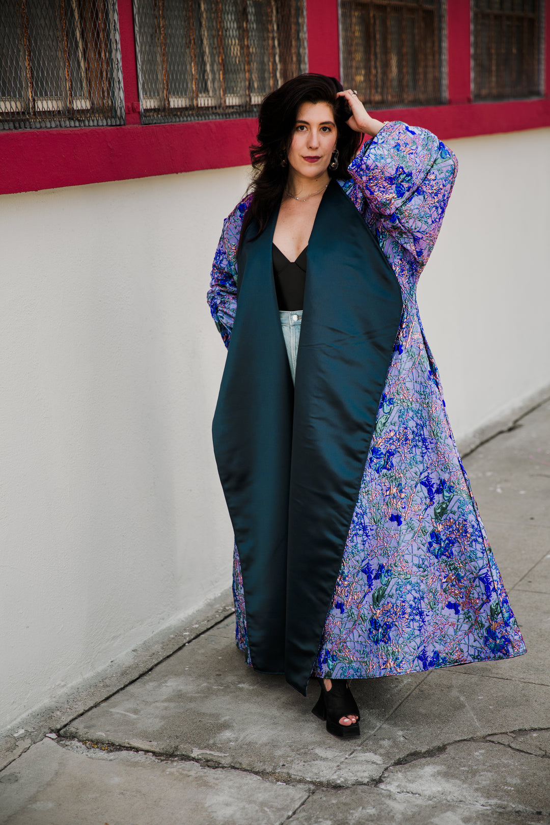 Parisian Coat in "Flight" (Purple)