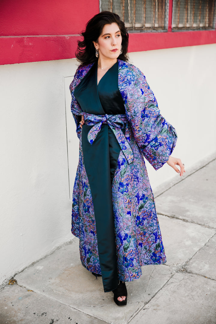 Parisian Coat in "Flight" (Purple)
