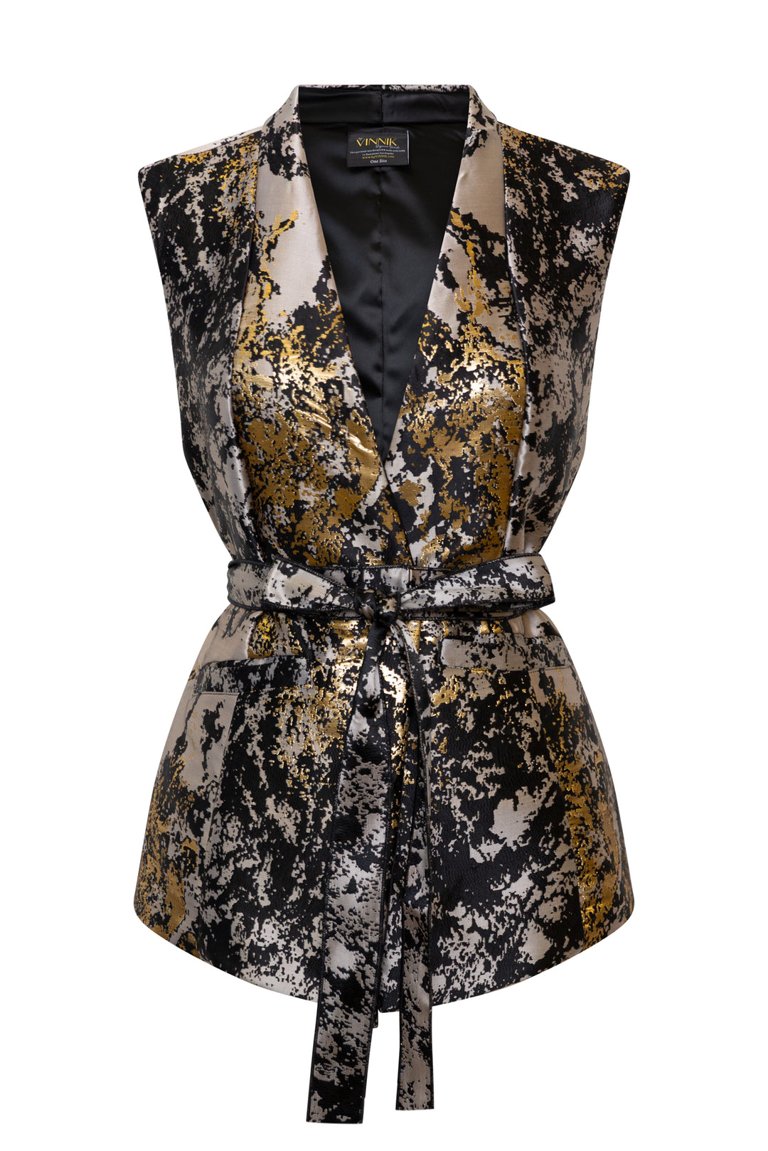 Lusso Jacquard Waistcoat in "Elektra"