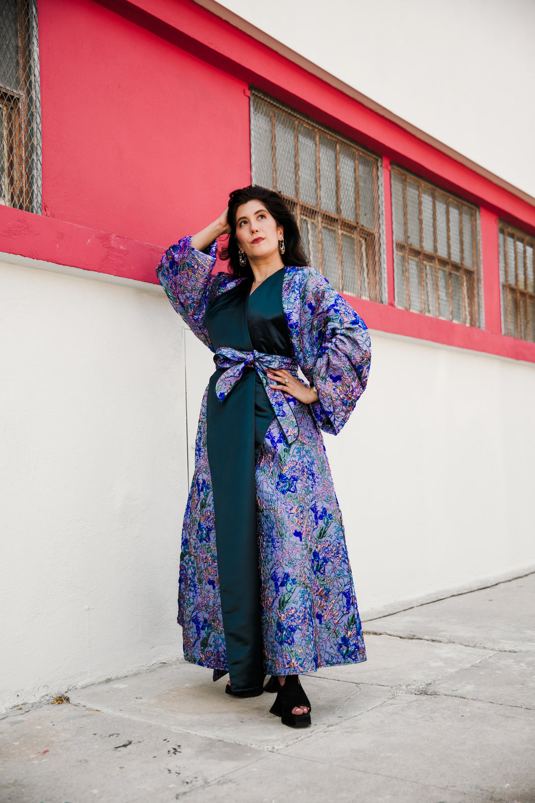 Parisian Coat in "Flight" (Purple)