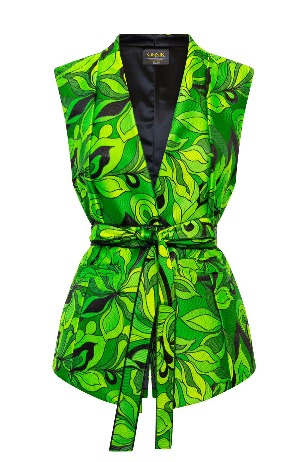 Lusso Jacquard Waistcoat in "Verdi"