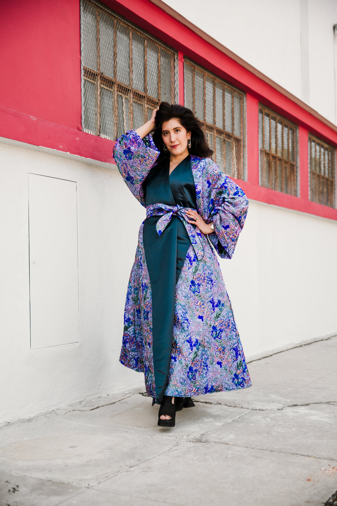 Parisian Coat in "Flight" (Purple)