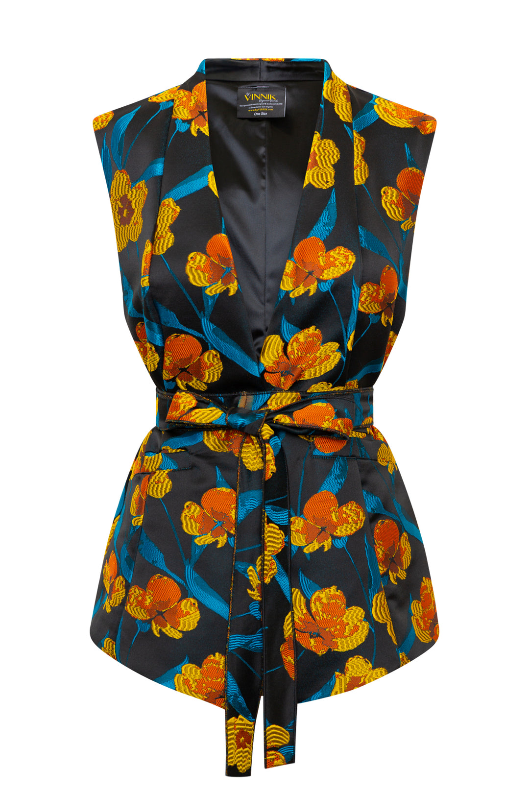 Lusso Jacquard Waistcoat in "Zaza"