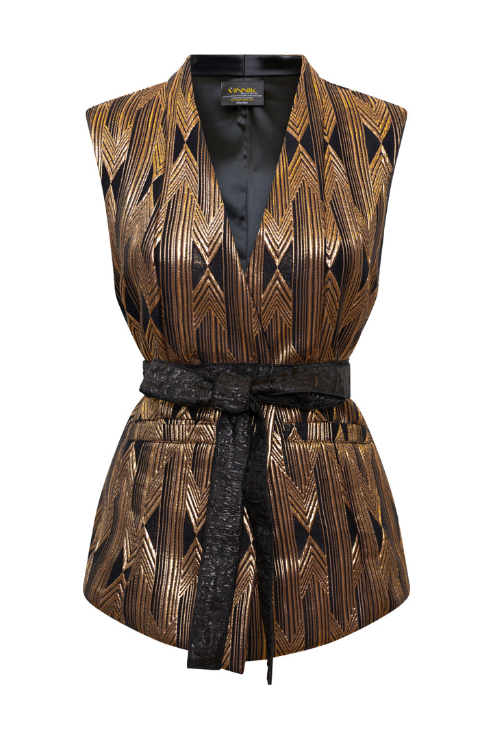 Lusso Jacquard Waistcoat in "Gatsby"