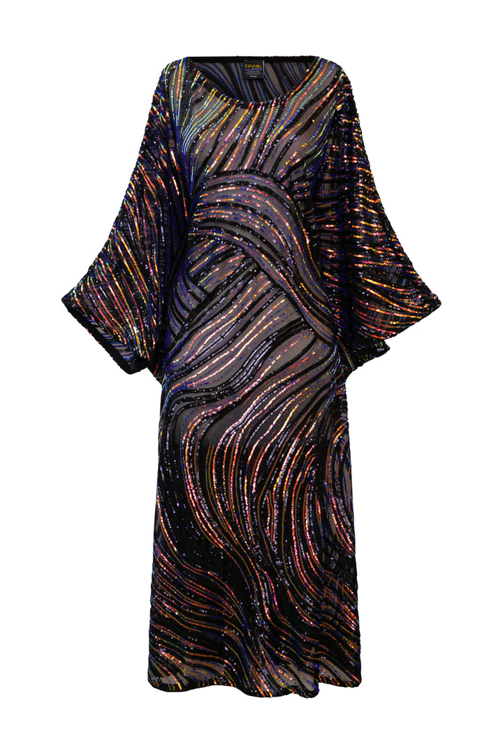 Runway Sequin Kaftan in "Stormlight"