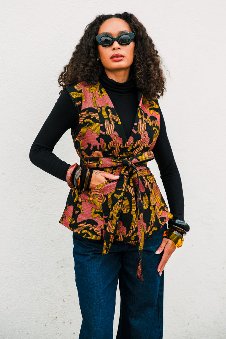 Lusso Jacquard Waistcoat in "L'inganno Felice"