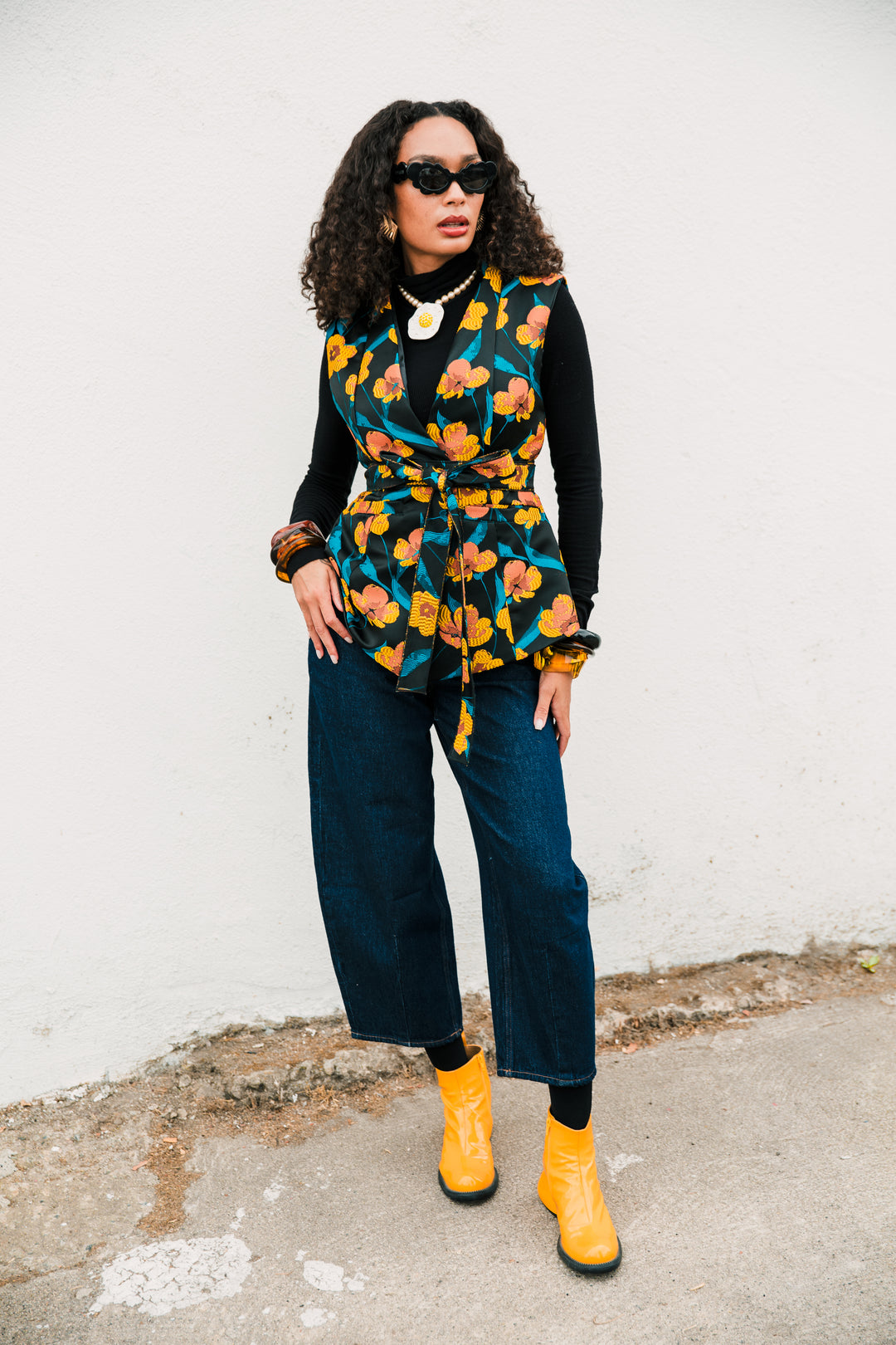 Lusso Jacquard Waistcoat in "Zaza"