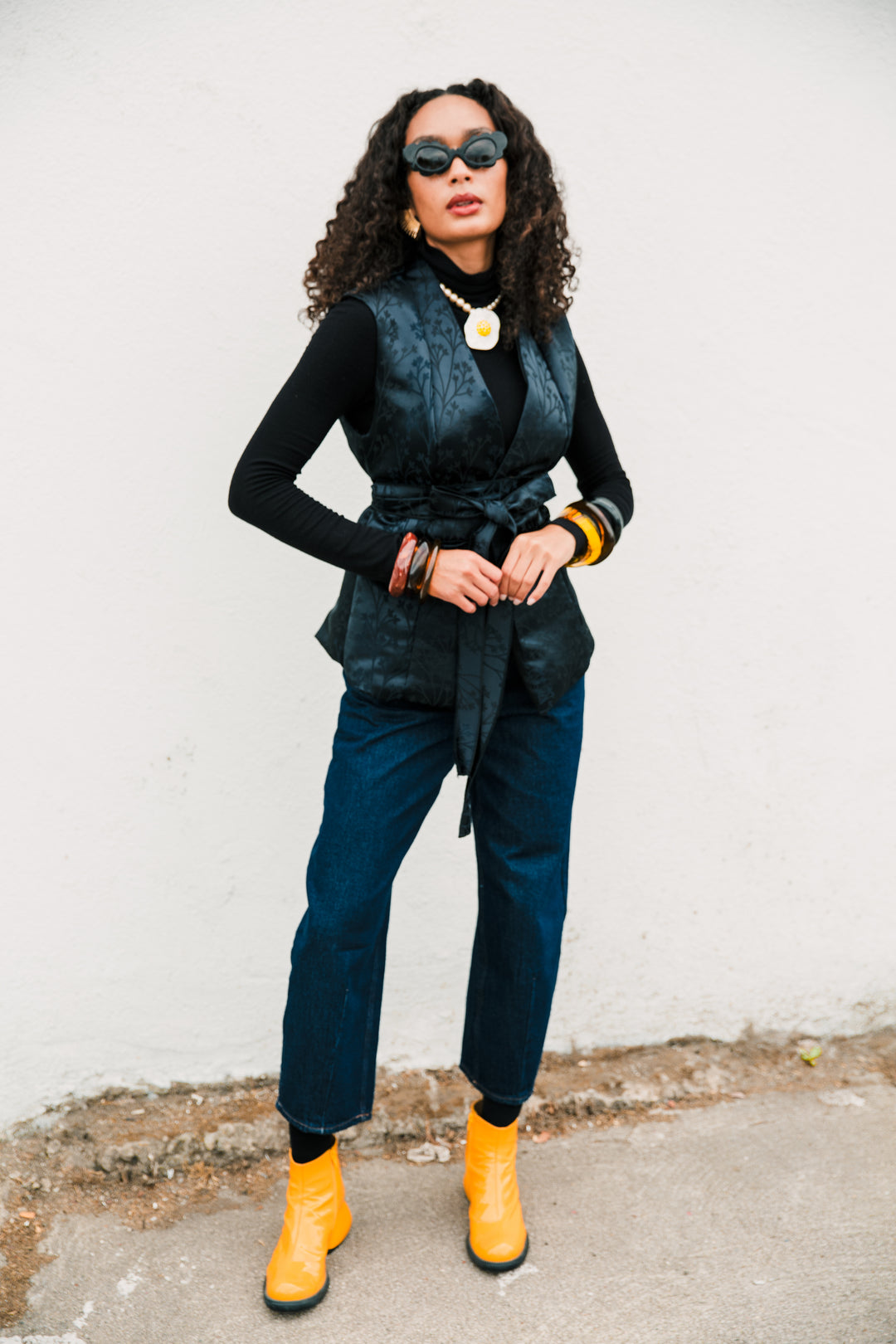 Lusso Jacquard Waistcoat in "Sakura"