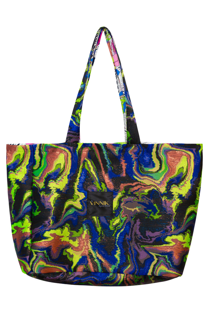 Flip Side Tote Bag in "Brat Marble"