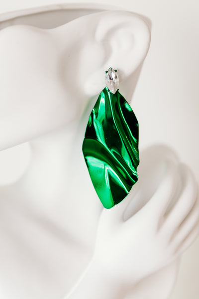 Giant Palomas Earrings (Green)