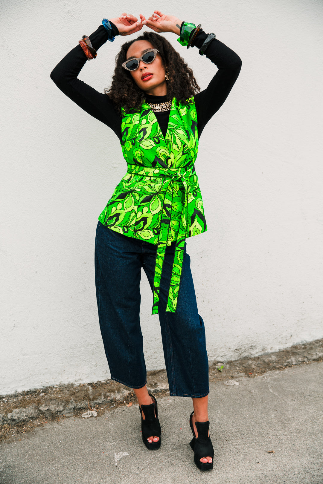 Lusso Jacquard Waistcoat in "Verdi"