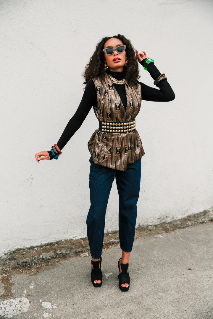 Lusso Jacquard Waistcoat in "Gatsby"