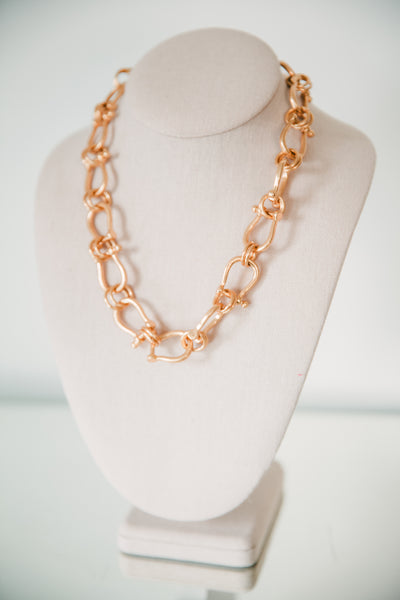 Saddle Necklace (Gold)