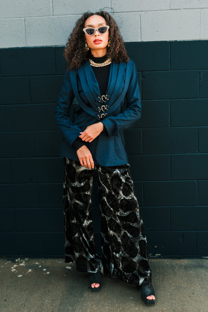 Sartorialist Ponte Blazer in "Denim”