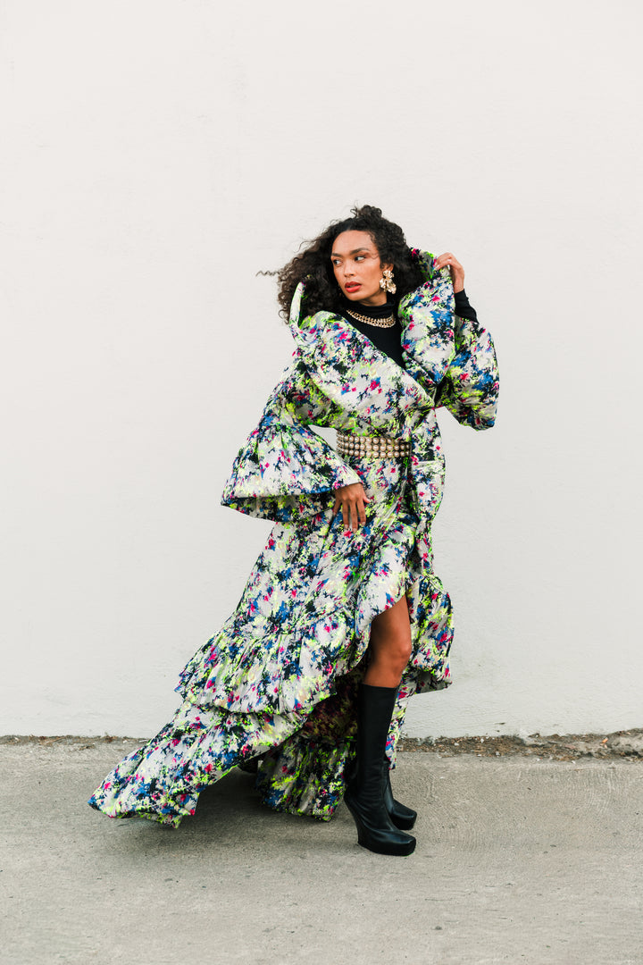 Manhattan Opera Coat Gown Custom in "The Merry Widow"