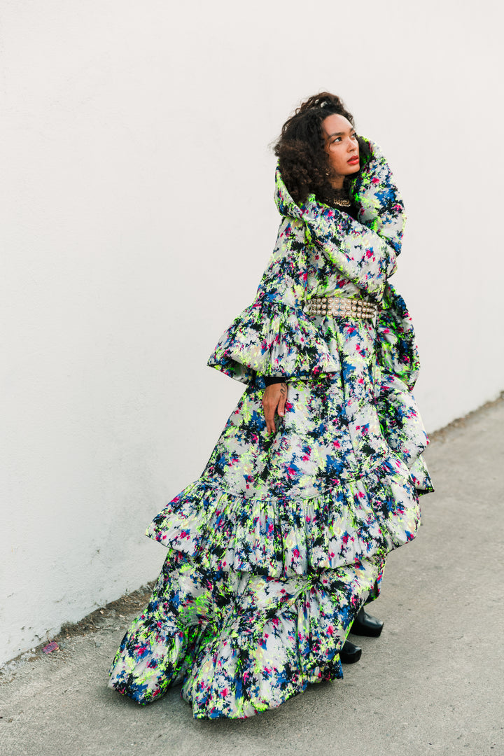 Manhattan Opera Coat Gown Custom in "The Merry Widow"