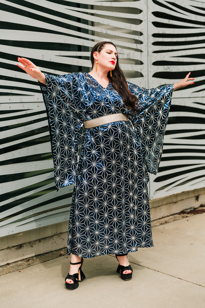 Runway Bohémienne Kimono Robe in "Celestial Beauty”