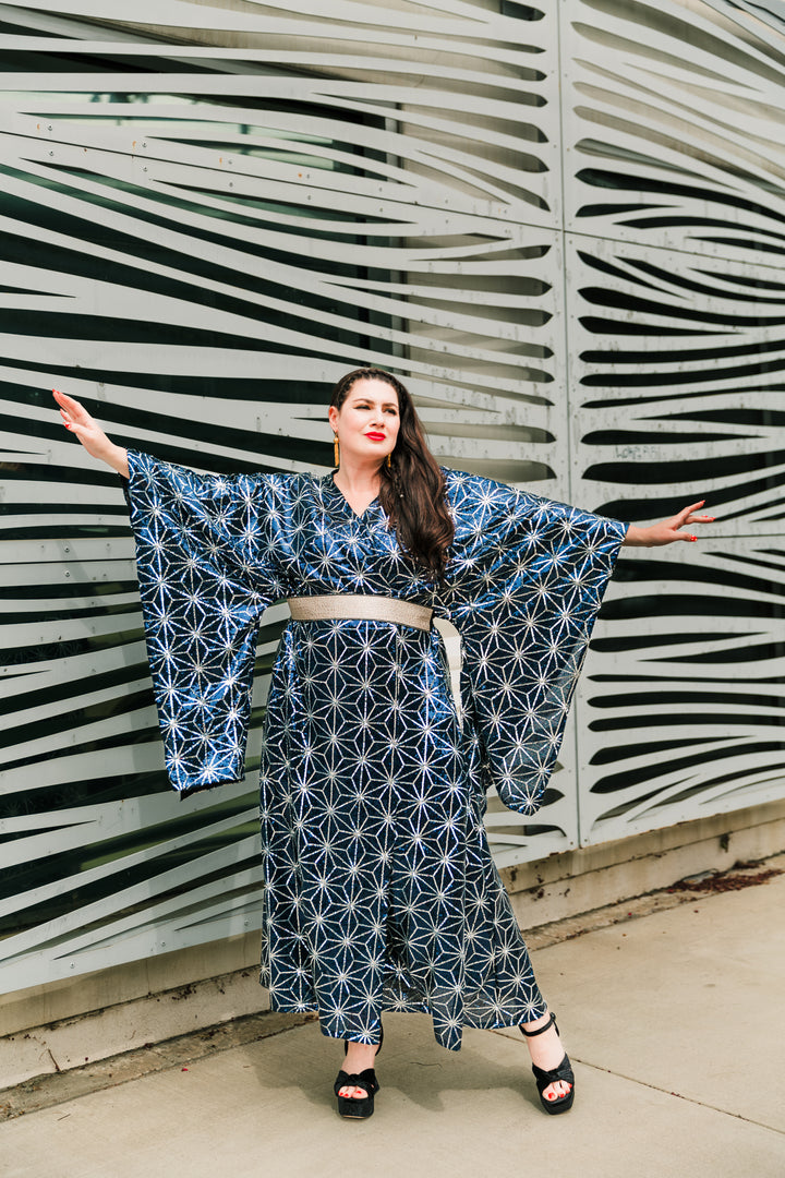 Runway Bohémienne Kimono Robe in "Celestial Beauty”