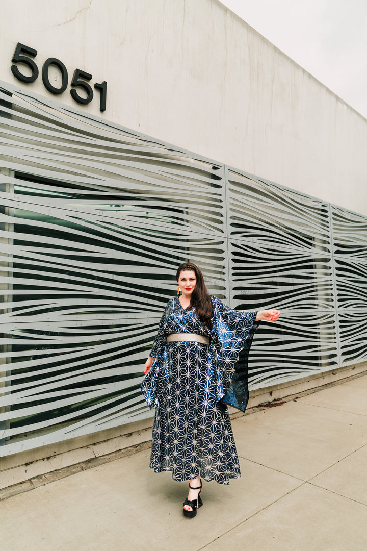 Runway Bohémienne Kimono Robe in "Celestial Beauty”