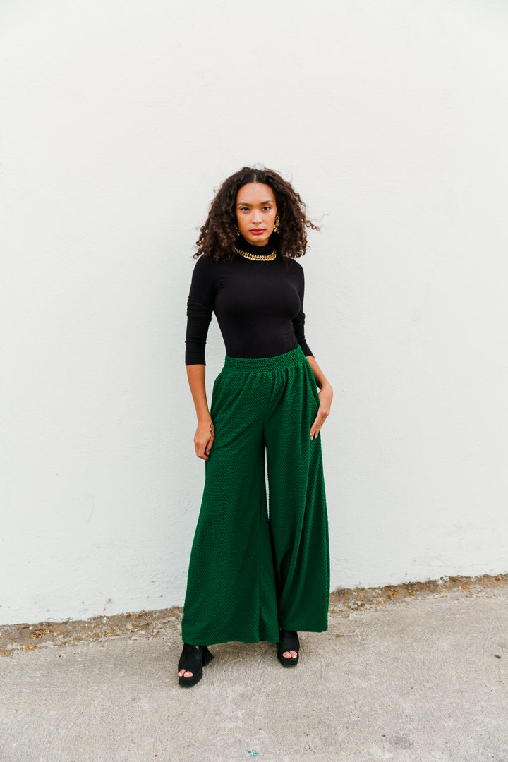 Muse Pants in “Dots" (Spruce)
