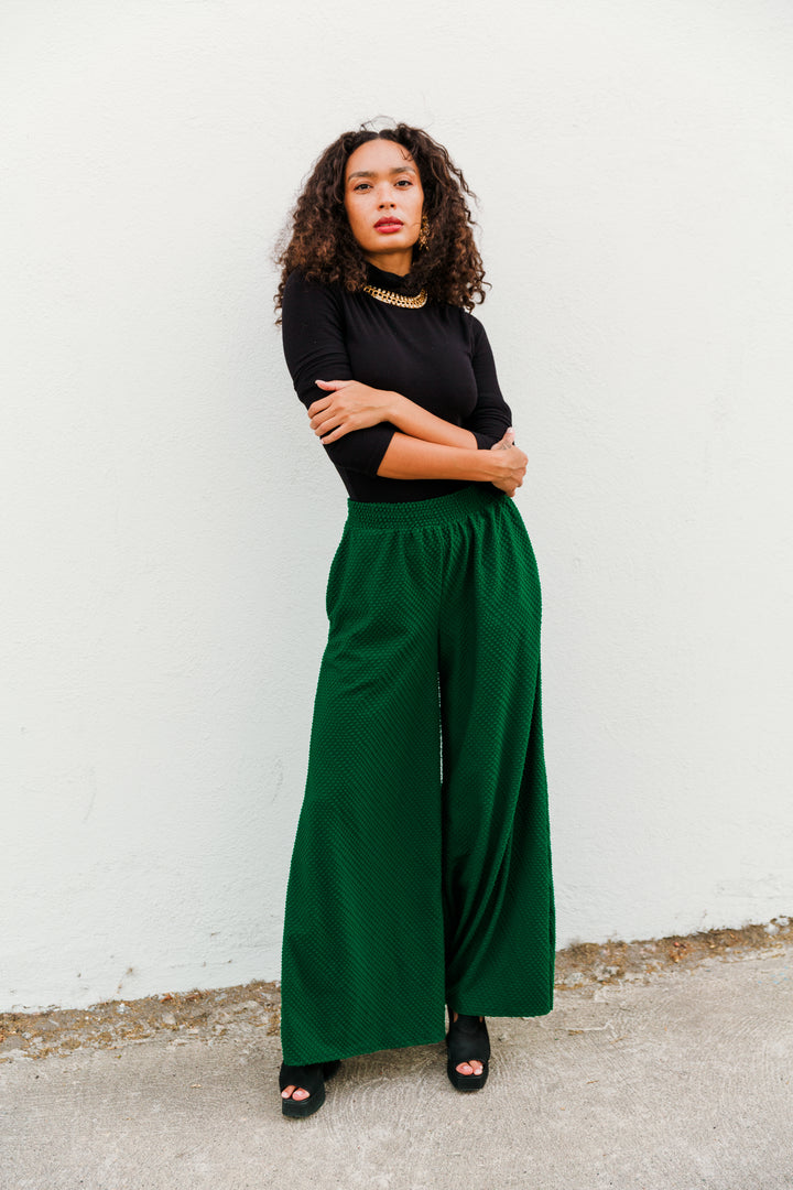 Muse Pants in “Dots" (Spruce)
