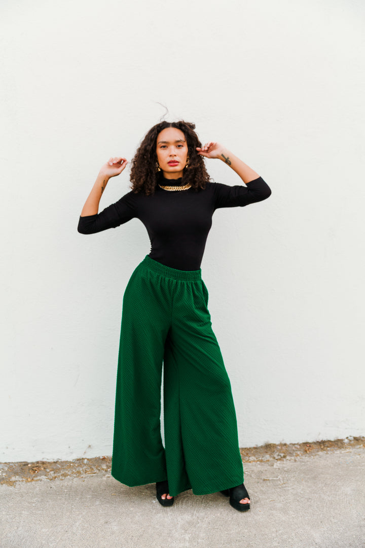 Muse Pants in “Dots" (Spruce)