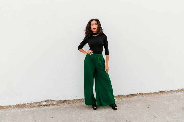 Muse Pants in “Dots" (Spruce)