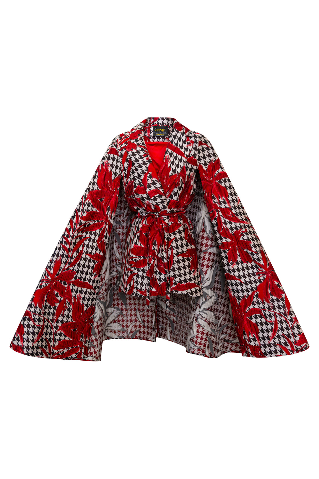 Jacquard Jape in "Piqué Houndstooth"