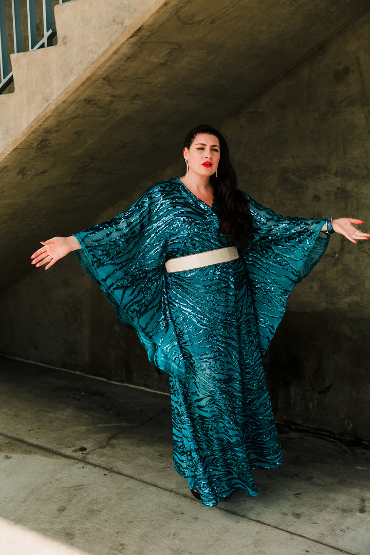 Runway Bohémienne Kimono Robe in “Lehnea”
