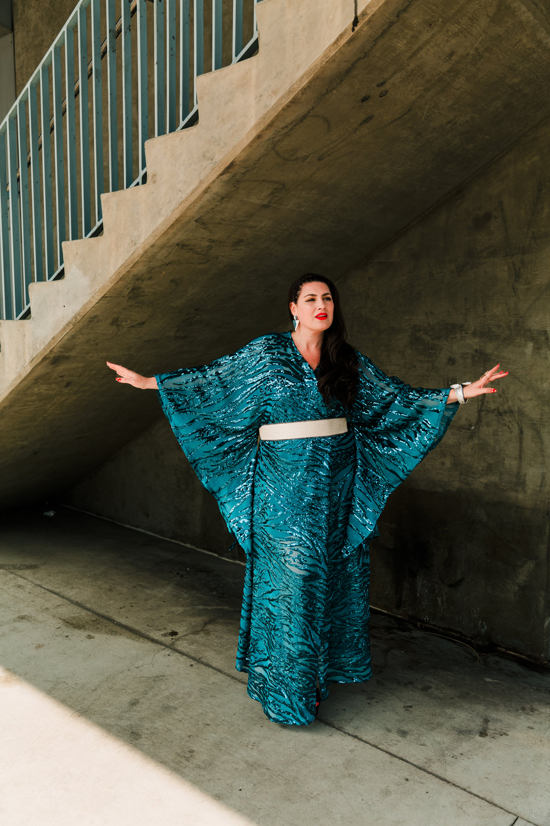 Runway Bohémienne Kimono Robe in “Lehnea”