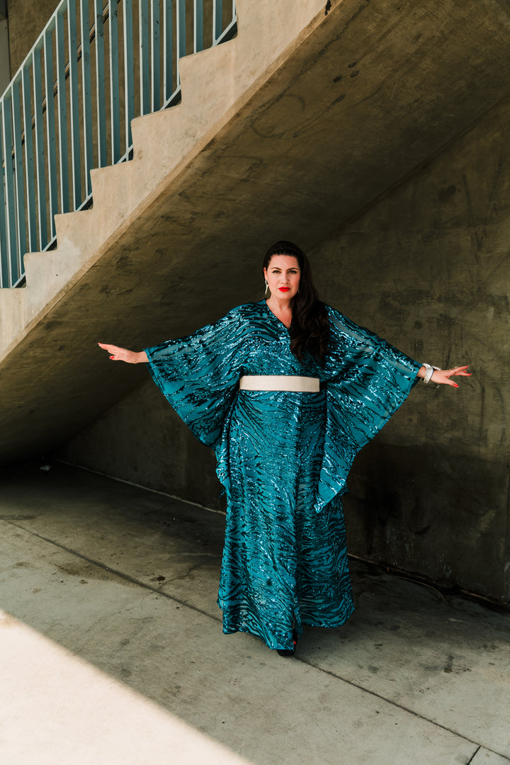 Runway Bohémienne Kimono Robe in “Lehnea”