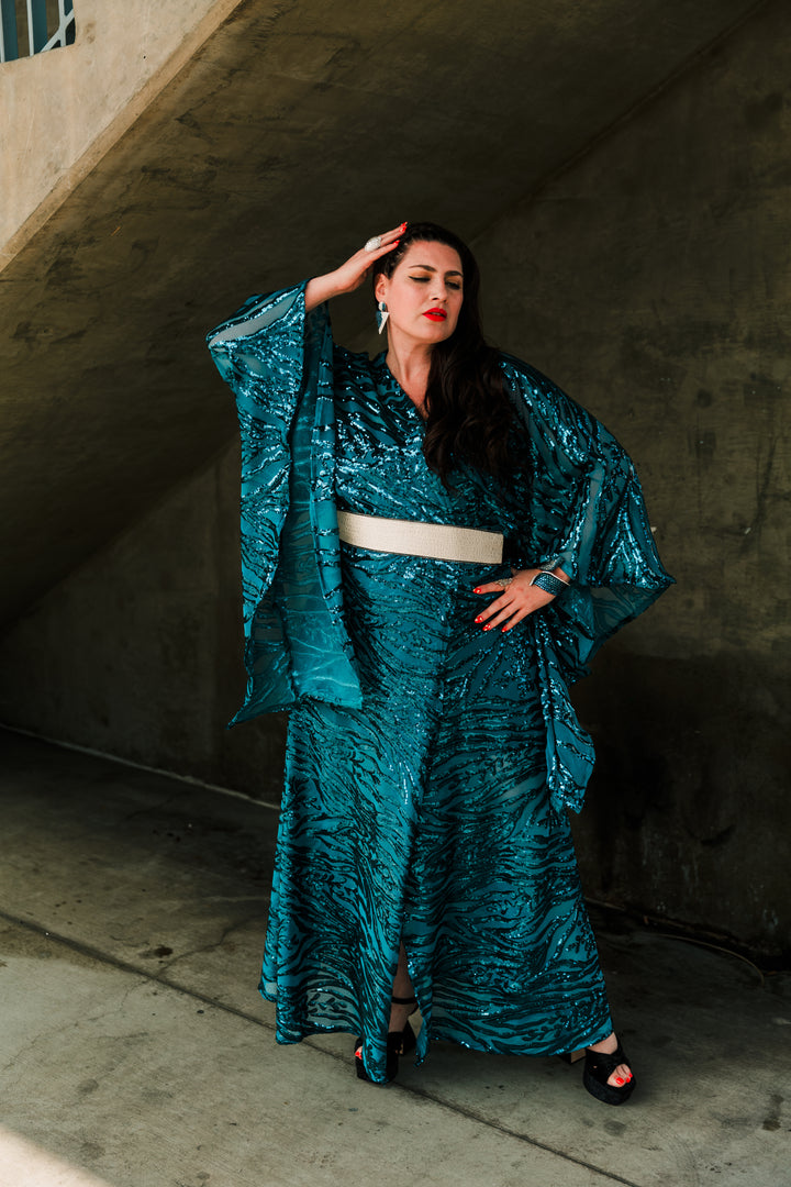 Runway Bohémienne Kimono Robe in “Lehnea”