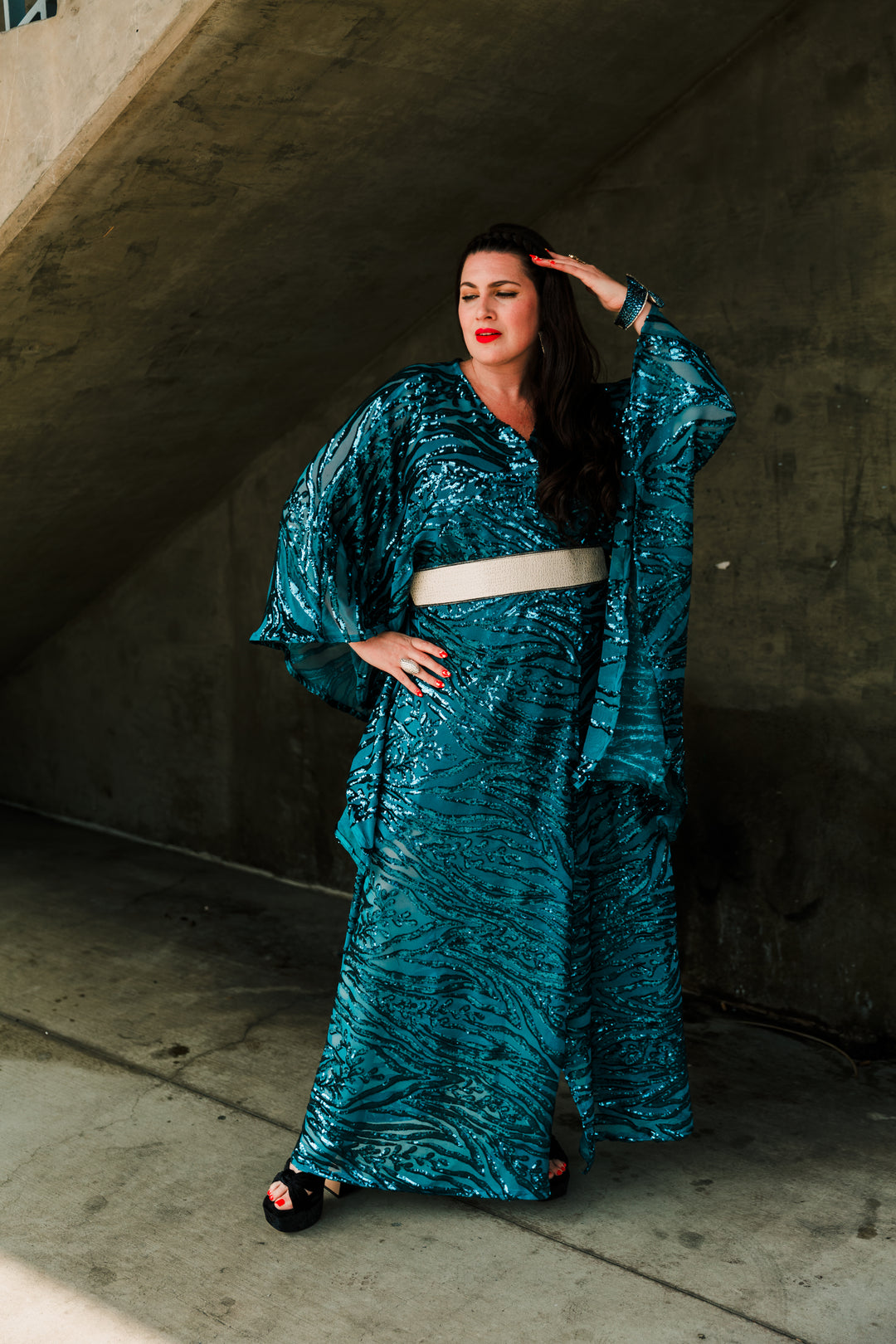 Runway Bohémienne Kimono Robe in “Lehnea”