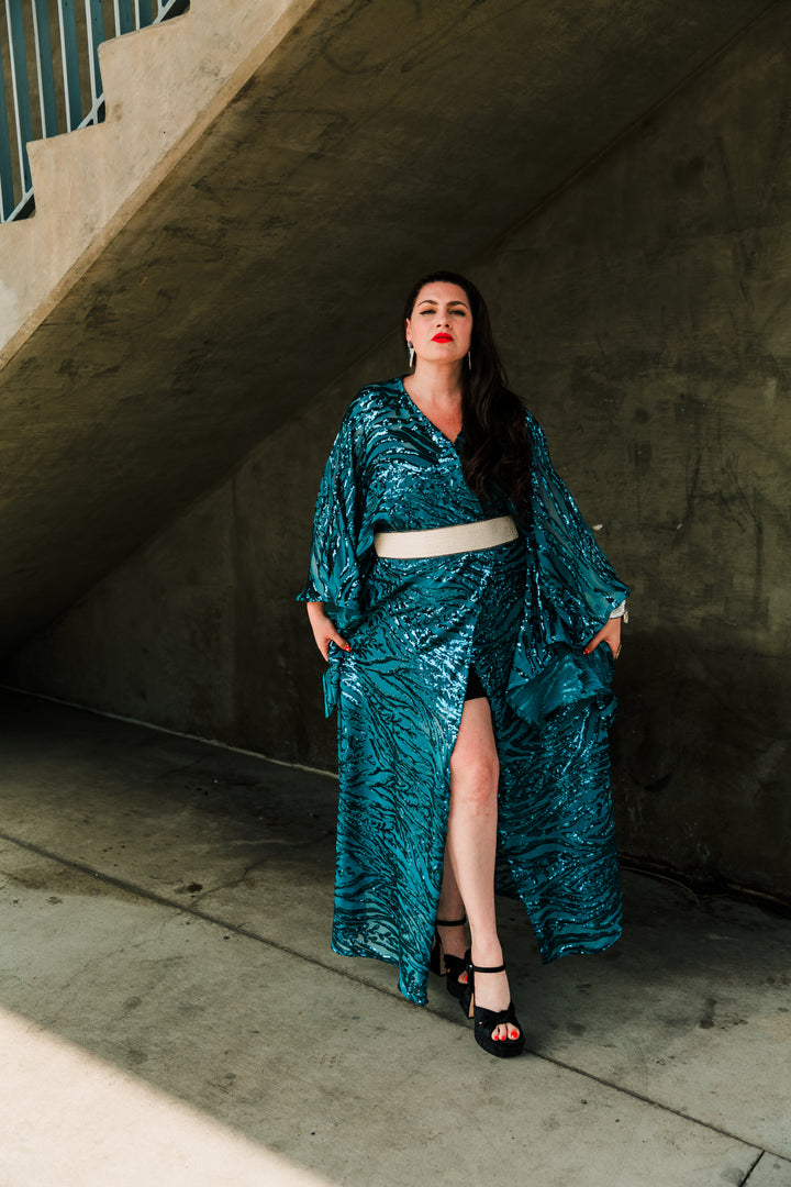 Runway Bohémienne Kimono Robe in “Lehnea”