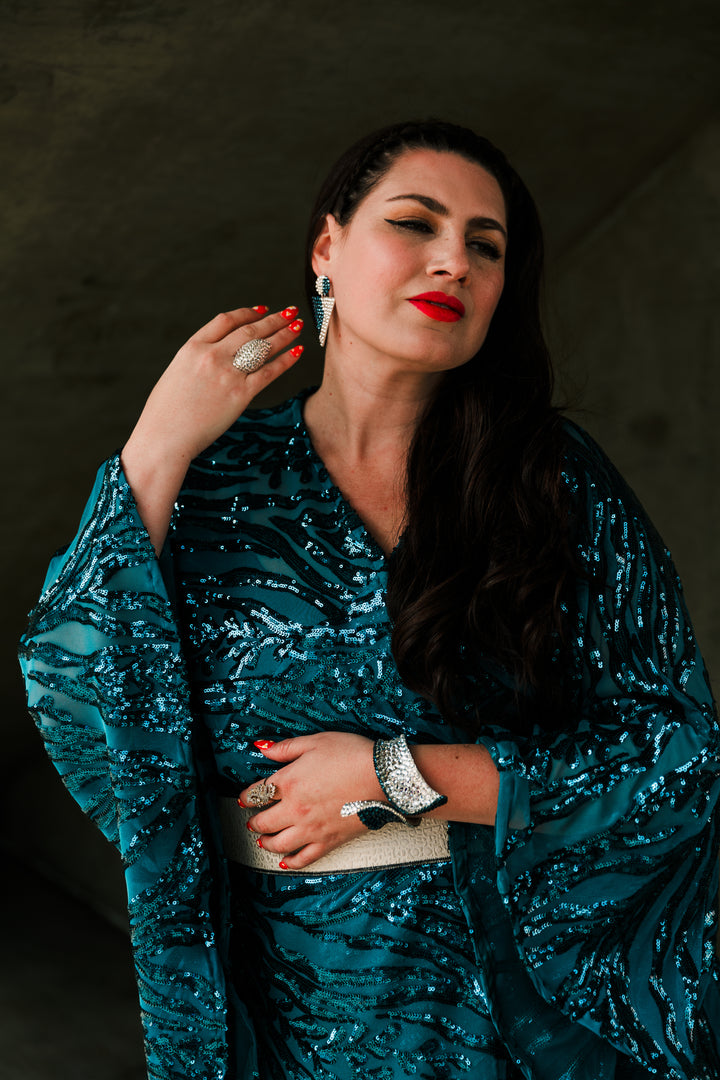 Runway Bohémienne Kimono Robe in “Lehnea”