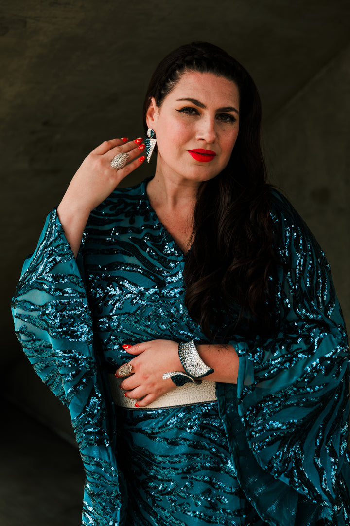 Runway Bohémienne Kimono Robe in “Lehnea”